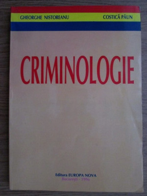 Gheorghe Nistoreanu, Costica Paun - Criminologie foto