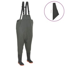 Pantaloni de v&acirc;nătoare cu cizme, verde, mărime 38