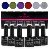 Cumpara ieftin Set 6 Oje Semipermanente 10ml SensoPRO Milano, Chic Mirage