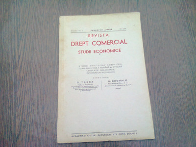 REVISTA DE DREPT COMERCIAL SI STUDII ECONOMICE NR.5/1935 foto
