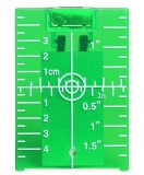 Placa tinta laser, prindere magnetica, plastic, 10 x 7cm, verde