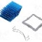 Radiator extrudat, aluminiu, 32.5mm x 32.5mm, albastru, Advanced Thermal Solutions - ATS-50325P-C1-R0