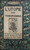 L &#039; UTOPIE par THOMAS MORUS , traduit du latin par VICTOR STOUVENEL , illustre par BERNARD ROY , EXEMPLAR NUMEROTAT 87 DIN 2500 , 1935