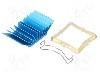 Radiator extrudat, aluminiu, 29mm x 29mm, albastru, Advanced Thermal Solutions - ATS-50290G-C1-R0