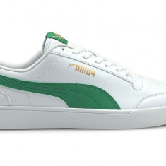 Adidasi Barbati Puma Shuffle White-Green-Ivory Glow-Gold 309668 13 Marimea 46