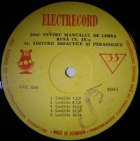 Editura Didactica Pedagogica - Disc Manualul De Limba Rusă Cl. IX a (Vinyl), Pentru copii, Electrecord