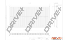 Dr!ve+ DP1110.10.0604 Filtru aer