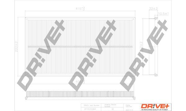 Dr!ve+ DP1110.10.0604 Filtru aer