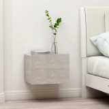 VidaXL Noptieră, gri beton, 40x30x30 cm, lemn prelucrat 801061
