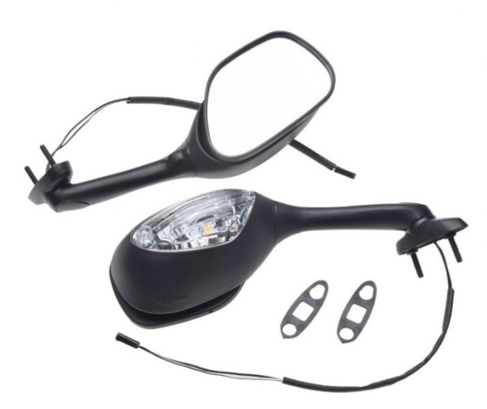 Set 2 oglinzi Suzuki GSXR600 750 1000 cu semnalizare, filet M6 Cod Produs: MX_NEW LU0217B