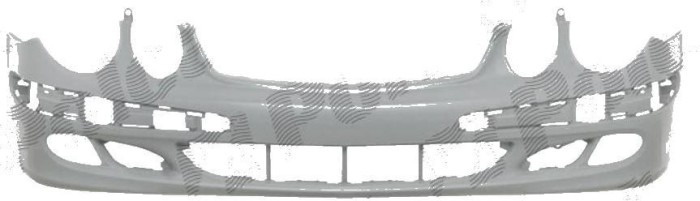 Bara fata Mercedes Clasa E (W211) 03.2002-06.2006, grunduit, fara gauri spalatoare faruri, 2118800040 Model Classic/Elegance