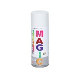 Spray vopsea alb mat MAGIC 007, 400 ml, uscare rapida