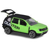 Masina Majorette Dacia Duster negru cu verde