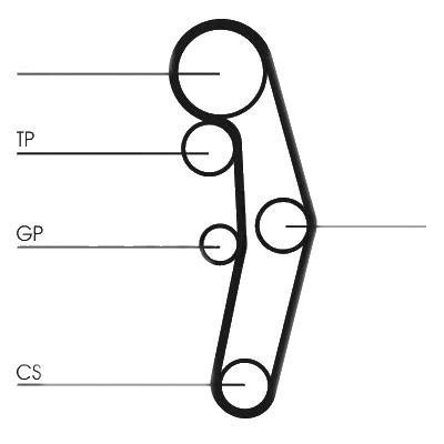 Kit distributie Contitech CT1028K4 Vw Bora A3 A2 Superb Golf 4 Bora Combi Leon A4 Avant Octavia Combi Fabia Limuzina Fabia Combi F foto
