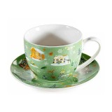 Ceasca Craciun portelan in cutie cadou &Oslash; 9 cm x 6,5 H, 250 ml