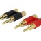 Conector Banană 4mm Aurit Dubli