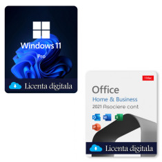 Pachet Windows 11 Professional Retail + Office 2021 Home & Business Binding Mac