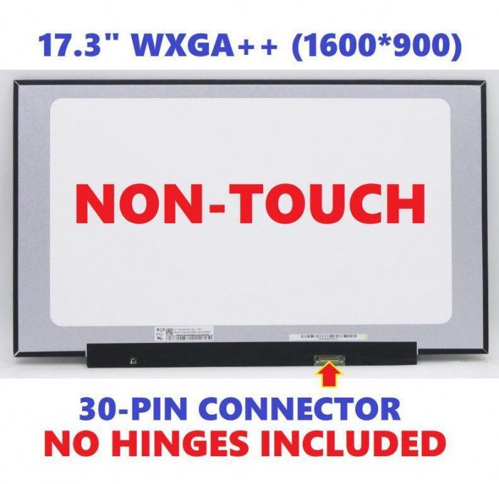 Display Laptop, HP, 17-CN, 17T-CN, 17-CP, 17Z-CP, NT173WDM-N23, NT173WDM-N24, NT173WDM-N25, NT173WDM-N27, M50439-001, 17.3 inch, Rezolutie HD+, WXGA+
