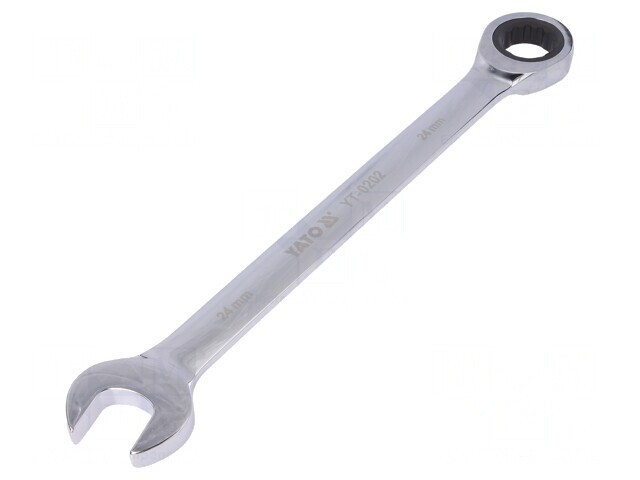 Cheie Combinată cu Piedică 24mm Oțel Crom-Vanadium