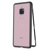 Husa Huawei Mate 20 Magnetica Black, Elegance Luxury cu spate de sticla securizata premium