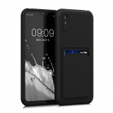 Husa Kwmobile pentru Xiaomi Redmi 9A/Redmi 9AT, Silicon, Negru, 57826.47, Carcasa