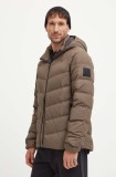 Jack Wolfskin geaca de puf Colonius barbati, culoarea gri, de iarna, 1207431