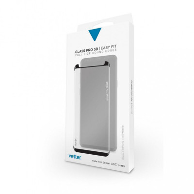 Folie Protectie Ecran Samsung Galaxy Note 10, 3D Tempered Glass Easy Fit, Negru foto