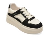 Cumpara ieftin Pantofi sport GRYXX alb-negru, 66182, din piele naturala