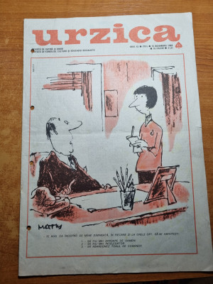 Revista Umoristica Urzica - 15 noiembrie 1988 foto