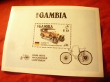 Bloc Gambia 1986 - Centenar Automobil, Nestampilat