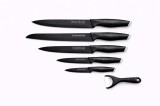 Set cutite bucatarie Royalty Line, 5 piese, inox, strat antiaderent, cu peeler ceramic