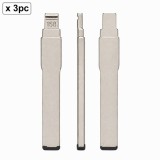 Set 3 lame cheie auto 158# HU101 pentru Ford, compatibile KD VVDI JMD