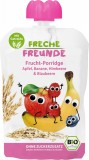 Porridge de ovaz cu mere, banane, zmeura si afine eco 100g Erdbar