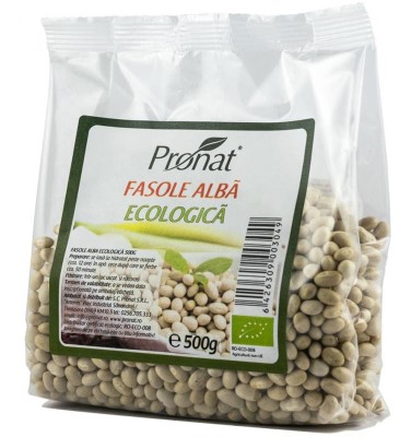 Fasole Alba Bio Pronat 500gr foto