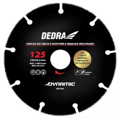 Disc pentru taierea lemnului, materialelor sintetice, cu carbura de tungsten foto