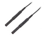 Cablu Măsurare 6kVDC 6kVAC 16A 1m Negru