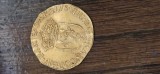 Franta 1 ECU de AUR , an 1567 B , Rouen , 3,34 grame , rara