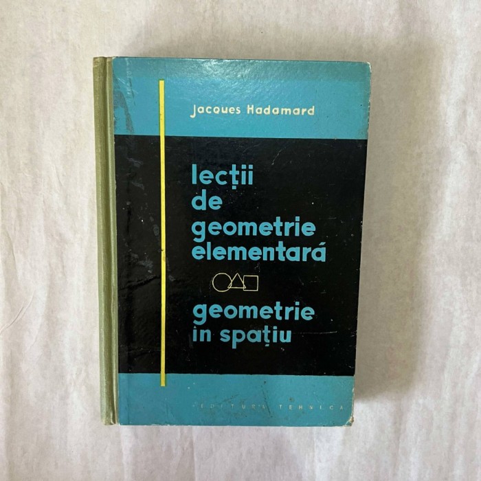 Jacques Hadamard - Lectii de geometrie elementara - Geometrie in spatiu