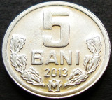 Moneda 5 BANI - Republica MOLDOVA, anul 2013 * cod 1245 B = excelenta