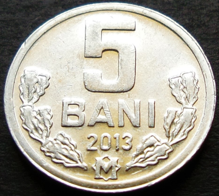 Moneda 5 BANI - Republica MOLDOVA, anul 2013 * cod 1245 B = excelenta