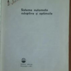 S. Calin, C. Belea - Sisteme Automate Adaptive si Optimale