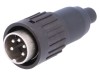 Mufă DIN Tată 5-PIN 240&deg; Drept Pe Cablu