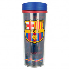 Cana de cafea FC Barcelona, pentru calatorii, 533ml foto