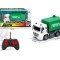 Camion de Gunoi Telecomandă &ndash; Lumini &amp; Sunete + Container Deschidere &ndash; Verde 30cm &ndash; 6+ ani