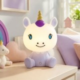 Lampa de veghe cu figurina unicorn, 3 niveluri de lumina, cablu USB inclus, CMCLASS