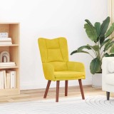 VidaXL Fotoliu de relaxare Galben 63 x 67 x 94 cm Catifea
