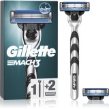 Gillette Mach3 Aparat de ras + rezervă lame 2 buc