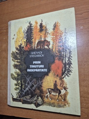 carte pentru copii - prin tinuturi indepartate - coperti cartonate - din anul 1981 foto