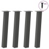 VidaXL Picioare masă consolă, antracit, 4 buc., 72 cm, oțel 4012506
