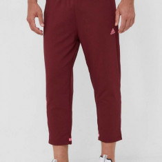 adidas pantaloni barbati, culoarea bordo